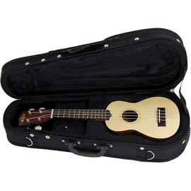 Gearlux Soprano Ukulele Polyfoam Case - Black