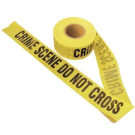 Crime Scene Barricade Tape (Yellow-Crime Scene)