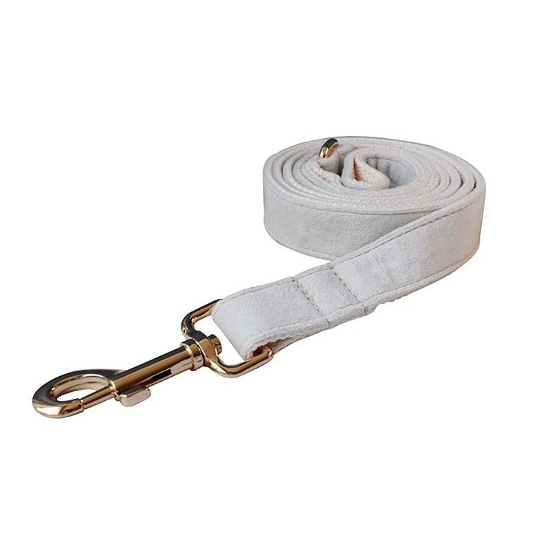 JiangYanus Dog Collar and Leash Set, Velvet Dog Leash and
