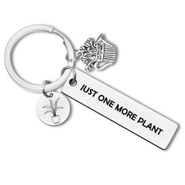 Plant Lover Gift Keyring Plant Lady Keychain Gift Nature Plant Lover Friend Coworker Gifts Funny Gifts for Plant Lady Gardening Florist Farmer Gift Housewarming Gifts Birthday Christmas New Home Gift