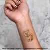 4 x 'Cute Shiba Inu Sitting' Temporary Tattoos - Water