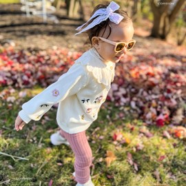 COASION Bendable Flexible Polarized Newborn Baby Sunglasses with Silicon Strap for Infant Boys Girls Age 0-12 Months (Baby Girl Pink/Pink Mirror + Jelly White/Pink Mirror)