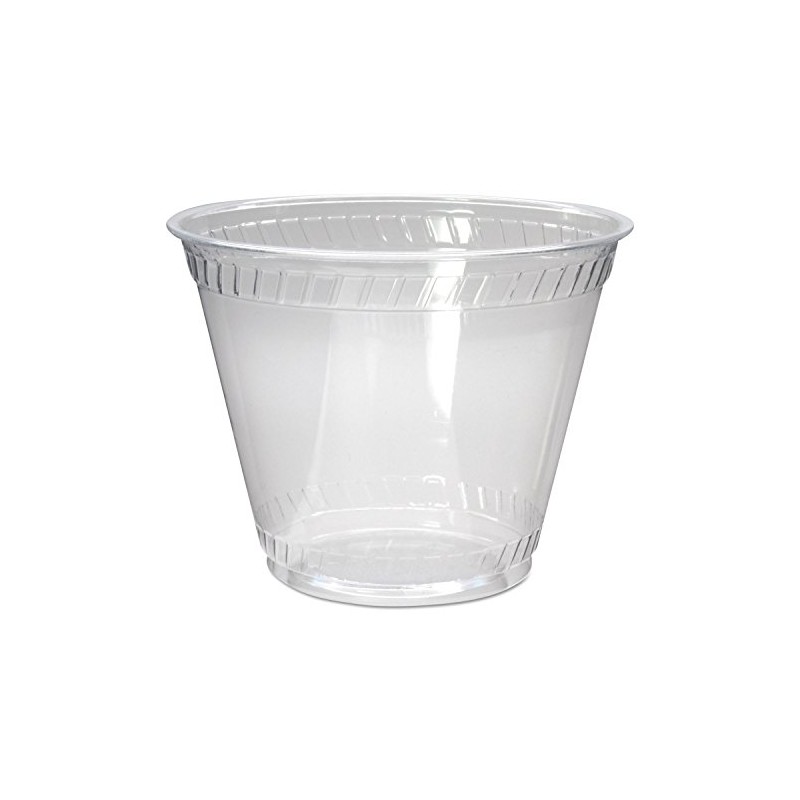 9oz CLEAR GreenWare Squat Cold Cups 50pk / Case /