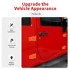 SQQP Door Hinge Trim Cover ABS Exterior Accessories 8Pcs Compatible