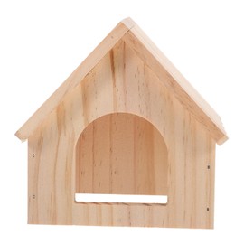 Mipcase Hamster Wooden Hideout House Durable Wooden Small Animal Habitat Stylish Guinea Pig Accessory for Exercise and Play for Hamsters and Small Pets