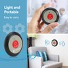 Retekess TH009 Life Alert System,Caregiver Pager,Wireless Nurse Call System,Waterproof,5 Alert