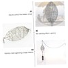 KOMBIUDA 1pcs Stainless Steel Olive Shape Fishing Bait Cage for