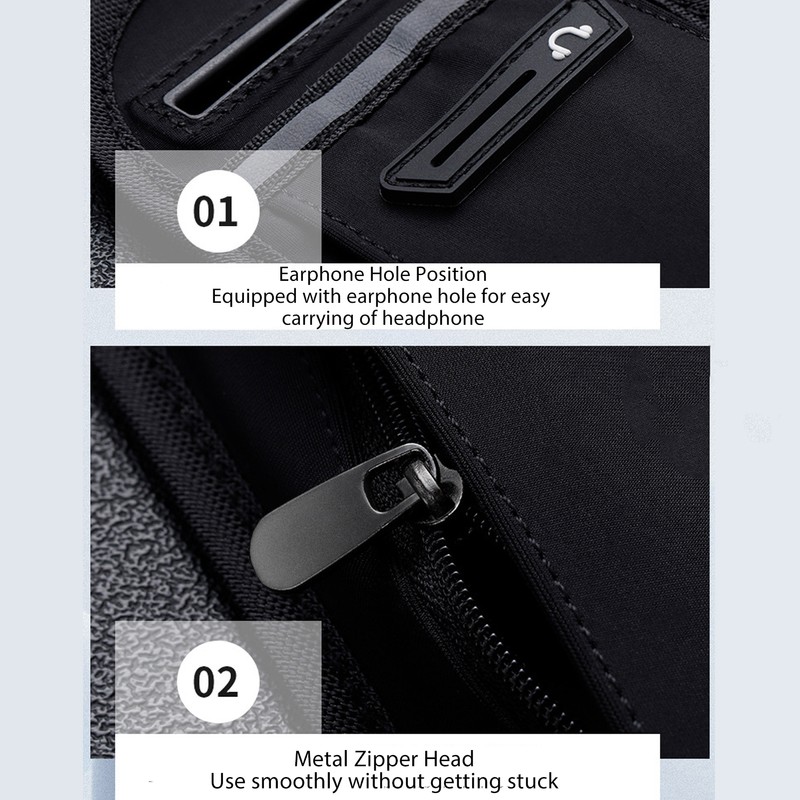 Running Waist Bag Multi Independent Pockets Elastic Breathable Thin Light