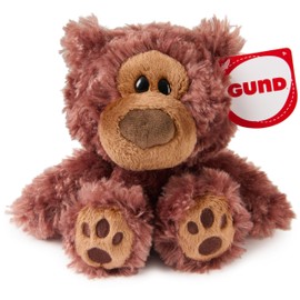 GUND Philbin Teddy Bear, Forever Friends Littles Stuffed Animals, Classic Plush Toys for Ages 1 and Up, Chocolate Brown, 7”
