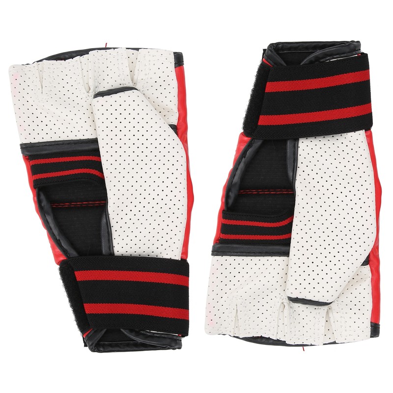 Pair Fight Gloves HalfFinger SweatProof with High Elastic Band for