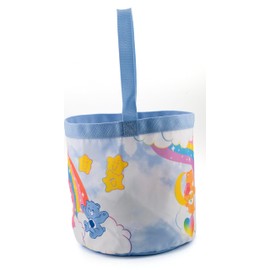 Fast Forward Care Bear Easter Baskets for Kids | Kids Easter Bag Bucket Tote Bag for Girls, Boys, Unisex | Cute Kids Soft Gift Basket Bucket Bag Trick or Treat Bag