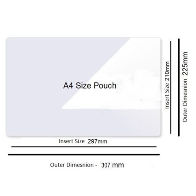 Hartwii Name Card/ID Card Size 66x98mm Cold Self Seal Self