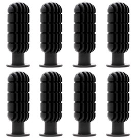 Mirrwin Football Grips Table Football Handle Replacement Part Handles for Table Football for Standard Table Football Tables for Table Football Lovers Children Use 8 Pieces Black
