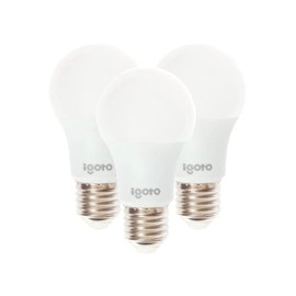 iGoto F3P10112 Pack de 3 Focos 12w A55 Luz Fria                                                                                                       