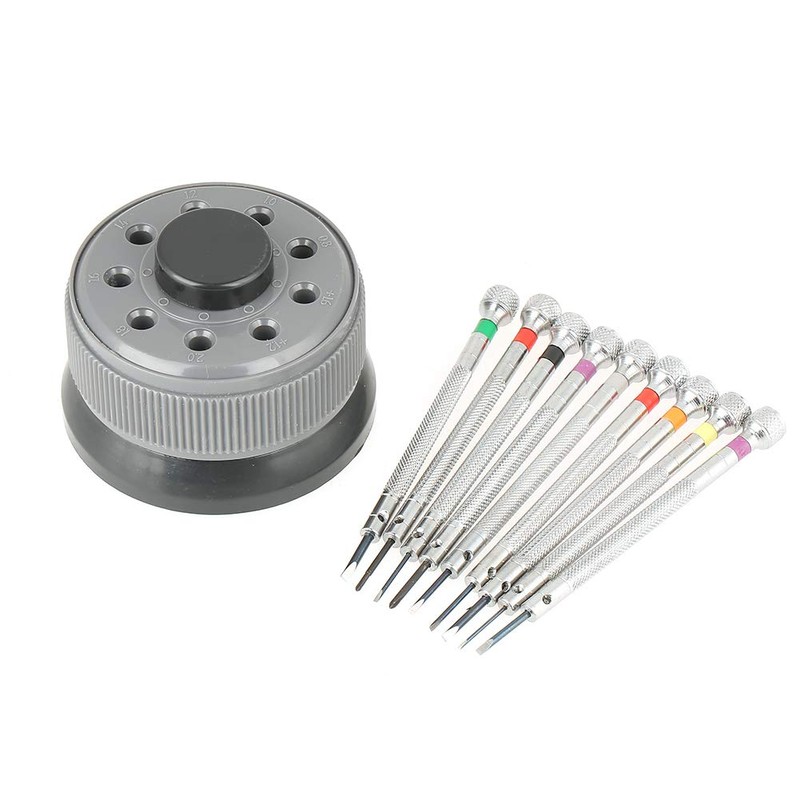 Professional Screwdriver Kit, New 9 Piece Precision Watch Slotted Screwdriver