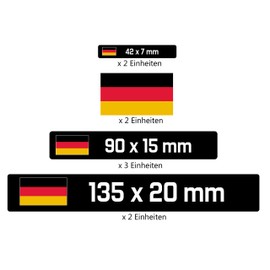 9 Bicycle Name Stickers and Flag, Custom Stickers with Flag, for Bicycles, Motorcycles, Cars and Other Objects