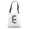 Creative Bold Dark Grey Letter E - Alphabet - Marker