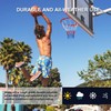 2 Pack Heavy Duty Basketball Net, All-Weather Red/White/Blue Basketball Nets,