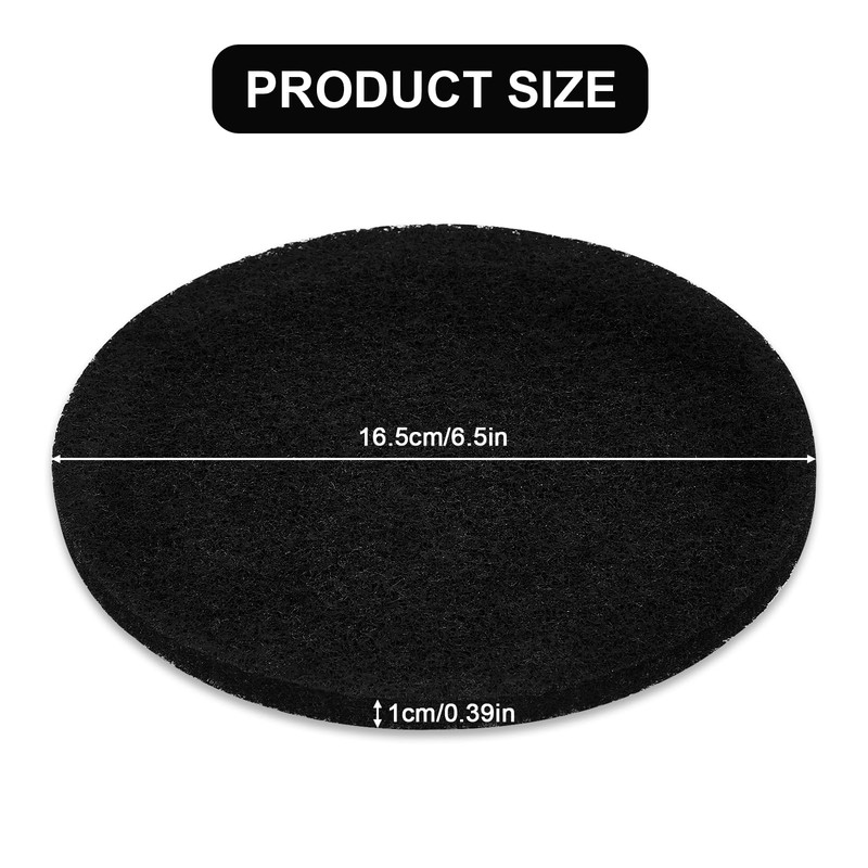 KingBra 10Pcs 6.5 Inch Charcoal Filters for Kitchen Compost Bin,