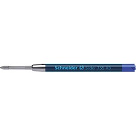 Slider 755 XB Ballpoint Pen Refill Visco Glide Ink System Blue (Pack of 2)