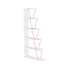 TREATLIFE HOME Modern 5 Tier Ladder Bookshelf Organizer for Small
