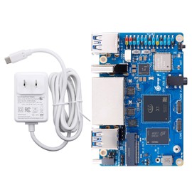 Orange Pi RV2 2GB/4GB/8GB LPDDR4x RISC-V Single Board Computer with 8-Core 64-Bit Processor, Wi-Fi 5.0/Bluetooth 5.0, Development Board Run Linux/Ubuntu/OpenHarmony (8GB+Power Supply)