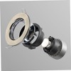 Tofficu 3pcs Metal Trim for Recessed Light Fixtures Durable Iron