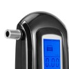 LCD Digital Breath Tester Mini Portable Blowing Type Professional Breathalyzer