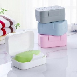 Portable Travel Soap Case for Hiking & Shower Bath Blue BL11145 100ea