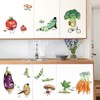 wondever Kitchen Wall Stickers Vegetables Fruits Peel and Stick Wall