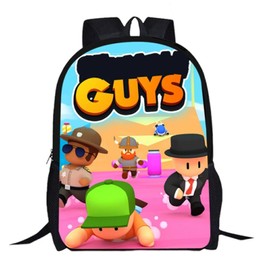 Cartoon Kinderrucksack,Kinder Stumble Anime Rucksack Stumble Kindertasche,Schulrucksack mit höhenverstellbarem Rückenteil 3D Printed School Bag Hohe Kapazität Backpack,Schultasche Bookbag