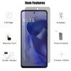 3 Pack Lens & Privacy Screen Protector for Motorola Moto