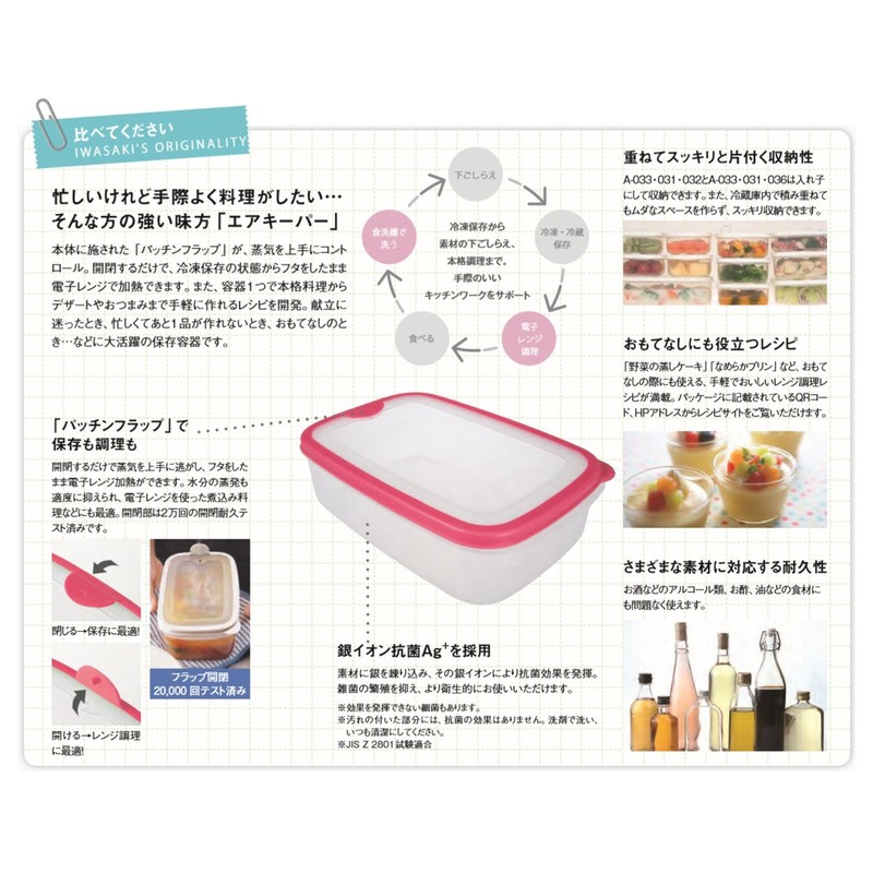 Iwasaki Industry Anti-Bacterial Airkey Snack Case A-033 SG