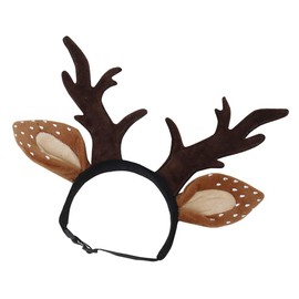 Balacoo Dog Antlers Costume Dog Elk Antlers Reindeer Hat Cap Cat Christmas Costume Outfits Cat Headgear Small Large Dog Hat Headgear Hair Care Accessories Small
