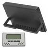 Indoor Cigar Hygrometer Thermometer DualDisplay Humidity Temperature Meter Device Tool(Silver