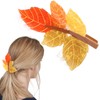 Thanksgiving Hair Clips Fall Maple Claw Clip Autumn Maple Hair