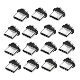 RORPOIR 15pcs USB C Adapter with Rotation Aluminum Connector for Type C Devices Fast Charging Data Transmission Phone Accessories