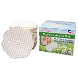 NuAngel Nursing Pads: Biodegradable and Disposable, Essential for Newborn Care, Perfect Breast Pads for Leaking Milk, High-Quality Nipple Pads for Nursing Newborns, Must-Have for Breastfeeding Moms