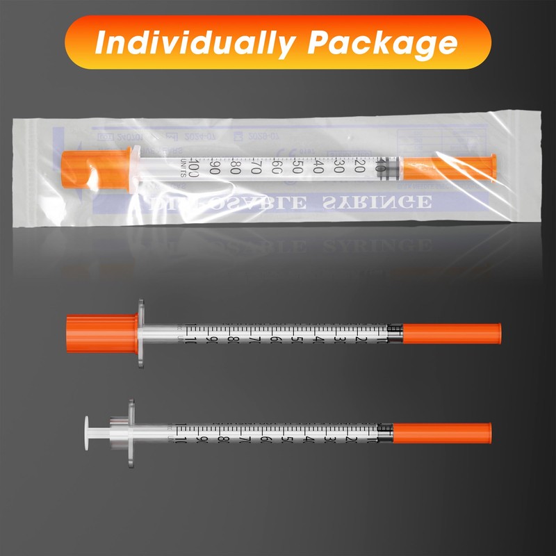 1ml/cc 30G 1/2" 13mm Syringe, Pack of 20