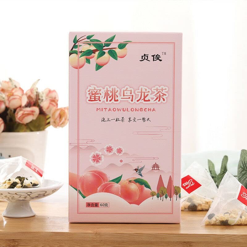 Honey Peach Flavored Oolong Tea Bag Chinese Herbal Tea Triangle