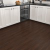 Wallercity Dark Brown Peel and Stick Floor Tiles Wood Grain