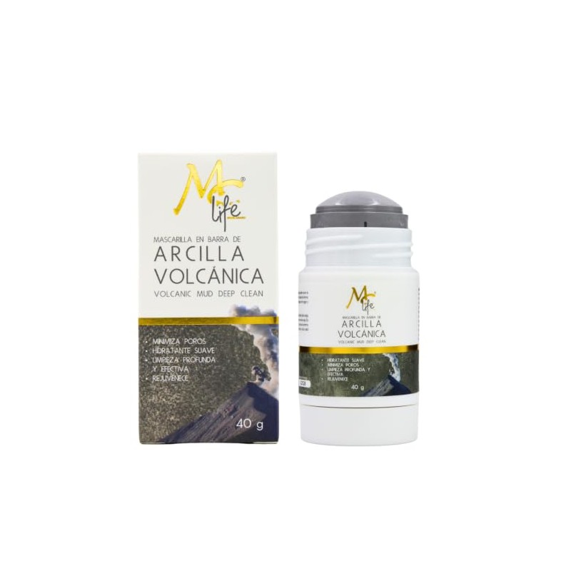 Mc Life. Mascarilla En Barra Arcilla Volcánica 40g, Limpieza. Todo