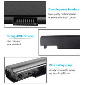 HS04 HS03 807956-001 807957-001 HSTNN-LB6U HSTNN-LB6V Laptop Battery Compatible with HP 240 245 246 250 255 256 G4, Notebook 14 14g 15 15g Series, 807612-421 807611-131 HSO4 HSO3 14.8V 38Wh 2600mAh