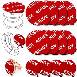 PKYAA 8 Pack Sticky Adhesive Compatible with Socket Base, Double-Sided Replacement Tape for Collapsible Grip & Stand Back, 4pcs Sticker Pads for Car Magnetic Phone Holder