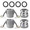 SPARKWHIZ 2 PCS Aluminum Camlock (2" part D) Cam &