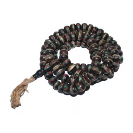 Tibetan Prayer beads Gypsy Necklace Yoga Necklace Mala Necklace Tribal Necklace