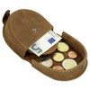 Leather Men's Schütter Coins Wallet Purse Pouring Wallet Purse Cut