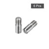 uxcell 10Pcs M6 x 16mm Slotted Cylindrical Pin 304 Stainless