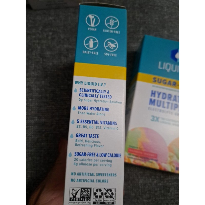 Liquid Iv 2x liquid iv hydration multiplier sugar free Rainbow