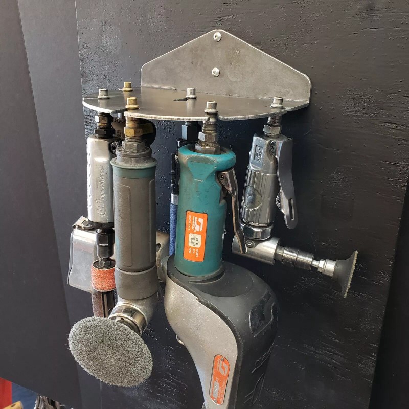 The Odd Shop Ltd. Pneumatic Air Tool 6 Gun Rack